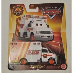 cars toys disney pixar RESCUE SQUAD AMBULANCE
